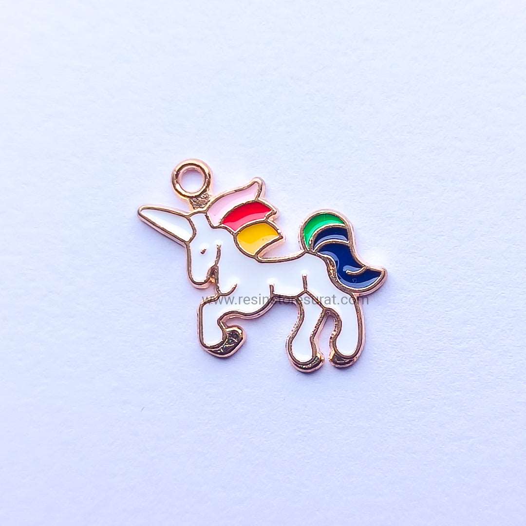 Rainbow Unicorn Charm