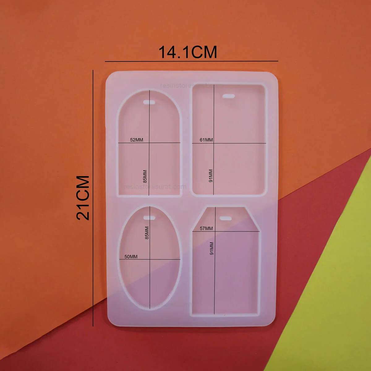 Resin Luggage Tag mould | Id Card Mould - Image 2