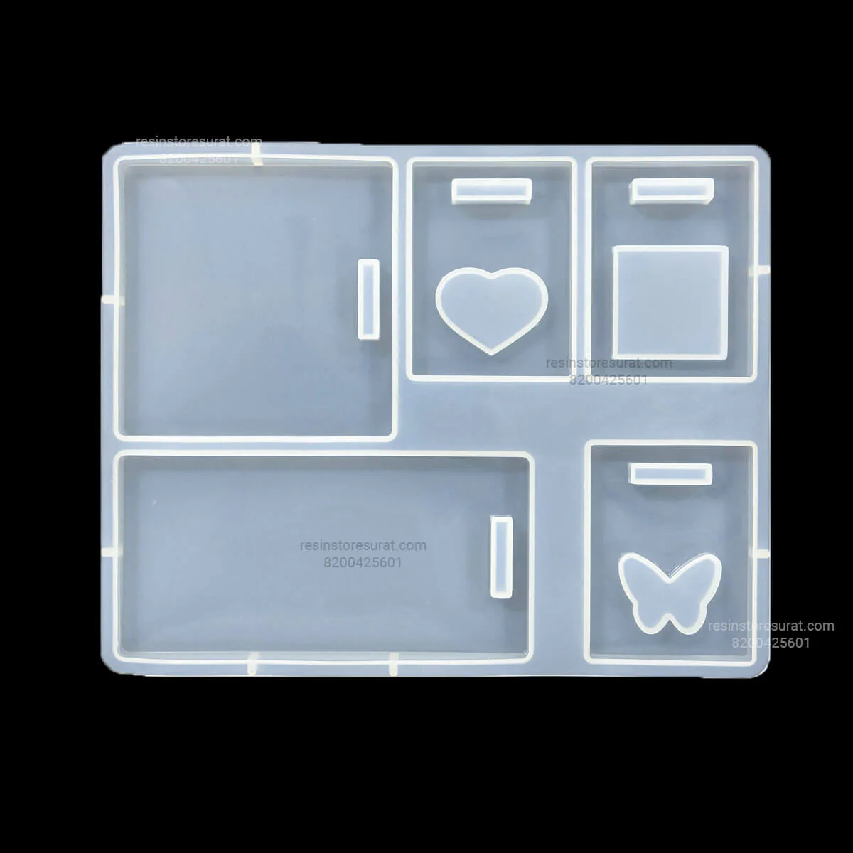 Resin Luggage Tag mould | Id Card Mould C