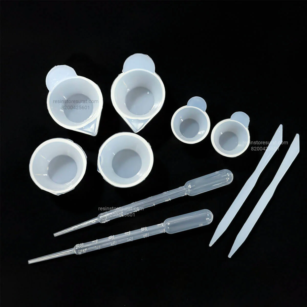 Resin Pouring and Mixing Silicone Cup Kit