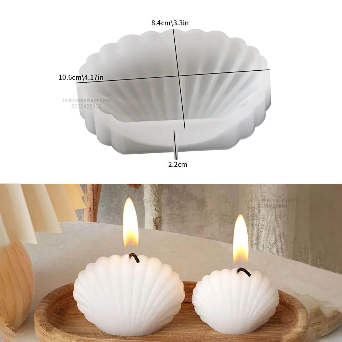 Shell Candle Mold