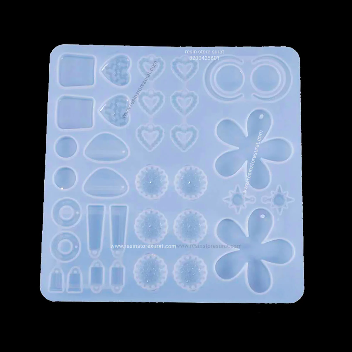Silicone Earring Pendant Jewelry Mold
