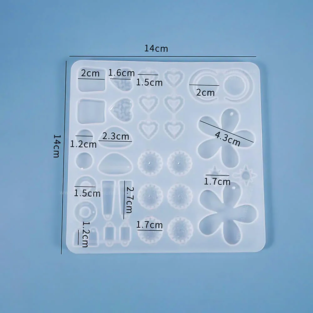 Silicone Earring Pendant Jewelry Mold - Image 2