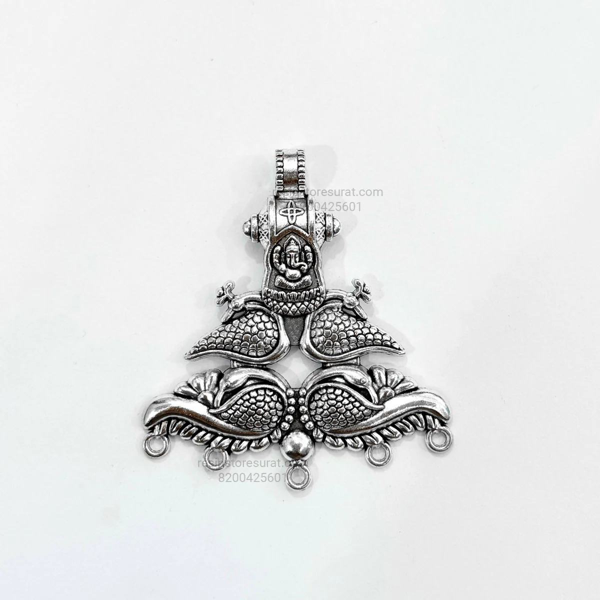 Silver Hanging Pendant Charm D