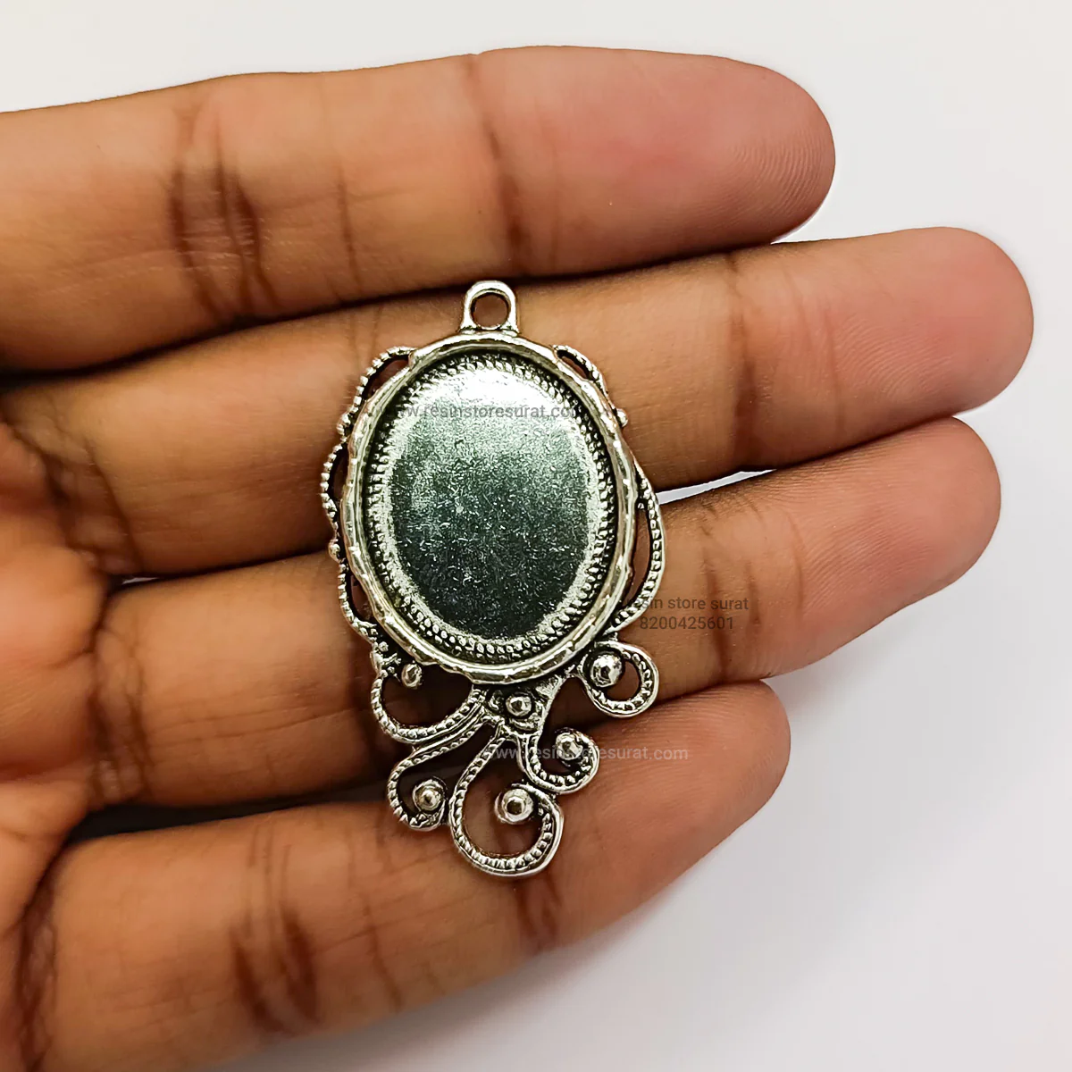 Silver Pendant Base C - Image 2