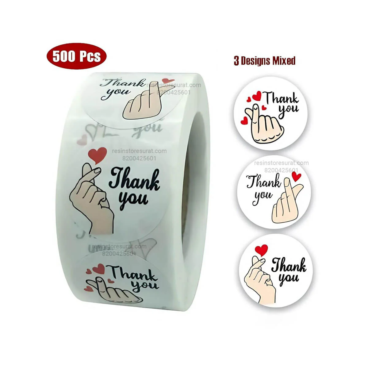 Thank you Sticker Roll - T2