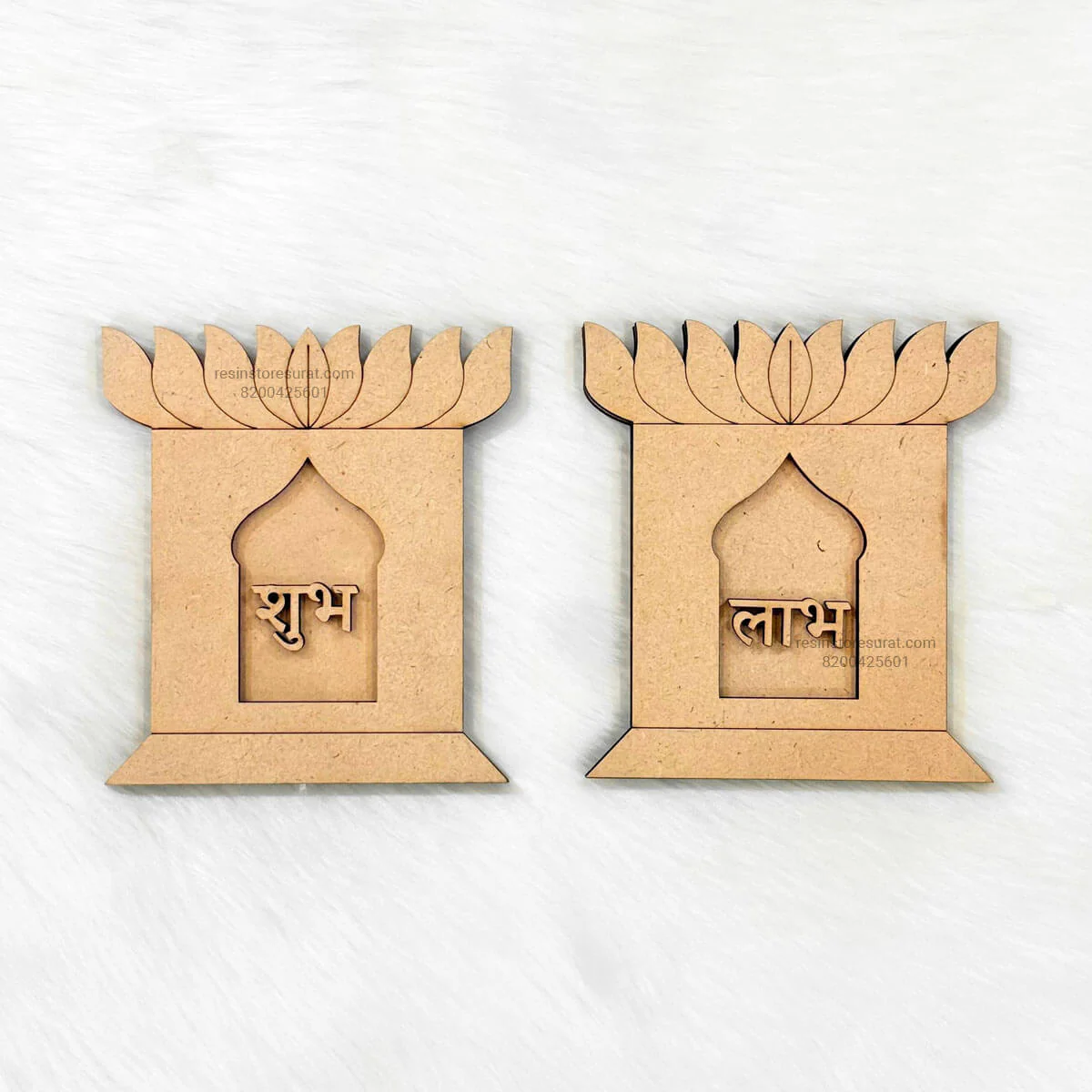 Tulsi Plant - Shubh Labh Mdf Cutout